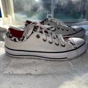 Converse White and Black Sneakers